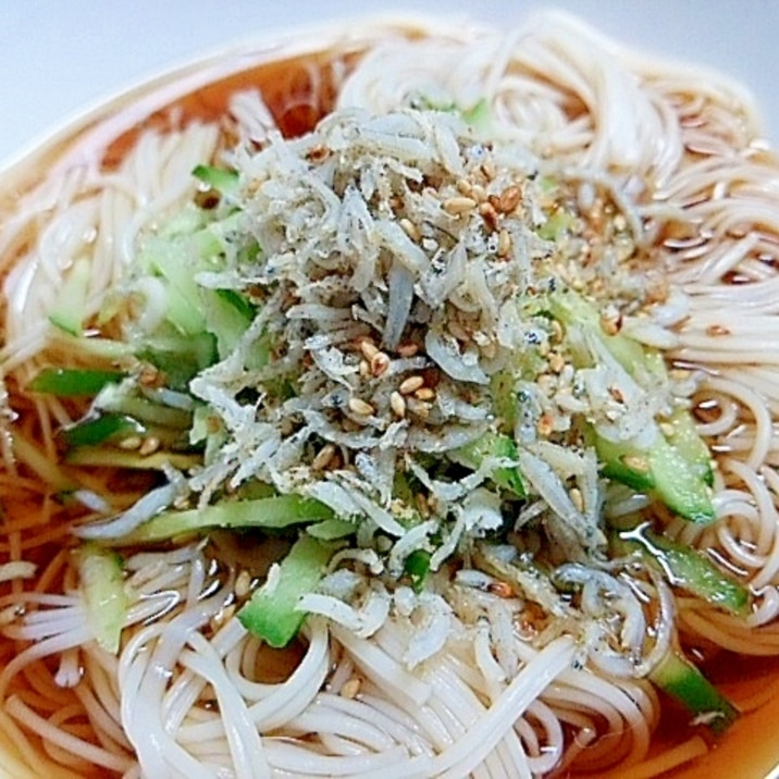 アレンジそうめん ごまじゃこそうめん レシピ 作り方 By Jrとmc 楽天レシピ アレンジそうめん ごまじゃこそうめん レシピ 作り方 By Jrとmc 楽天レシピ